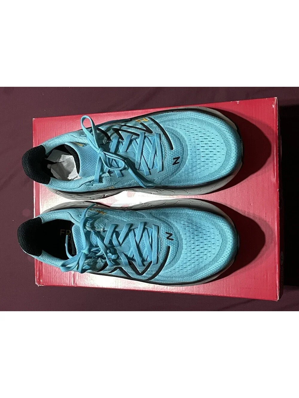 New Balance Fresh Foam X More v4 MMORCH4 Mens Size 11 2E Running Aqua